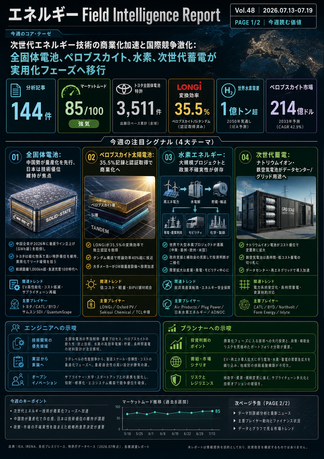 フィールドレポート インフォグラフィック