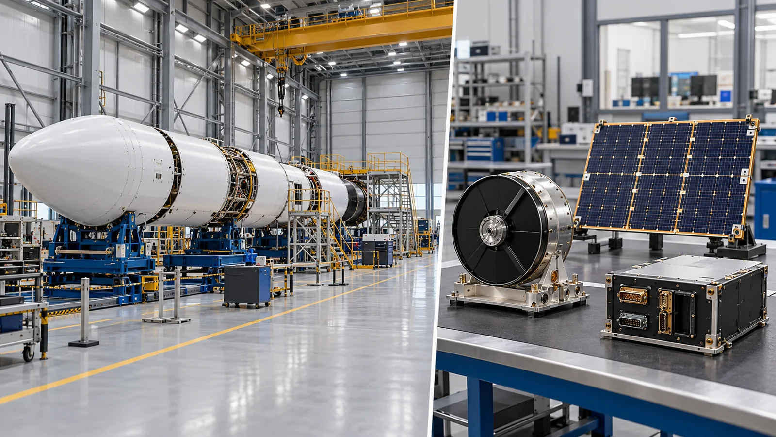 打上げサービスと衛星部品の供給を分けています。開発中の新型ロケットは、現在の売上・運用実績と区別して読みます。