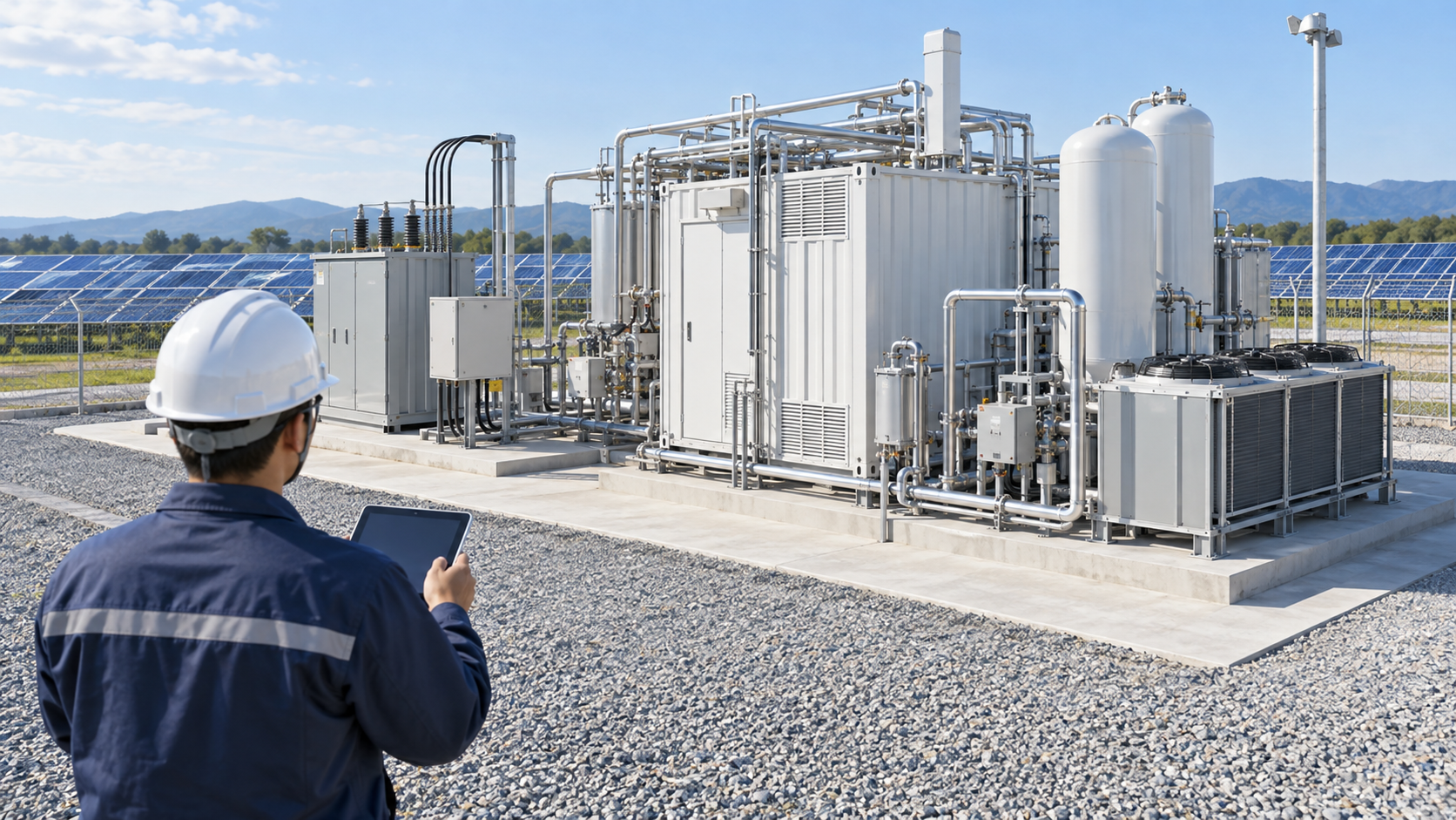 水素の製造コストのsupportingを示す概念画像