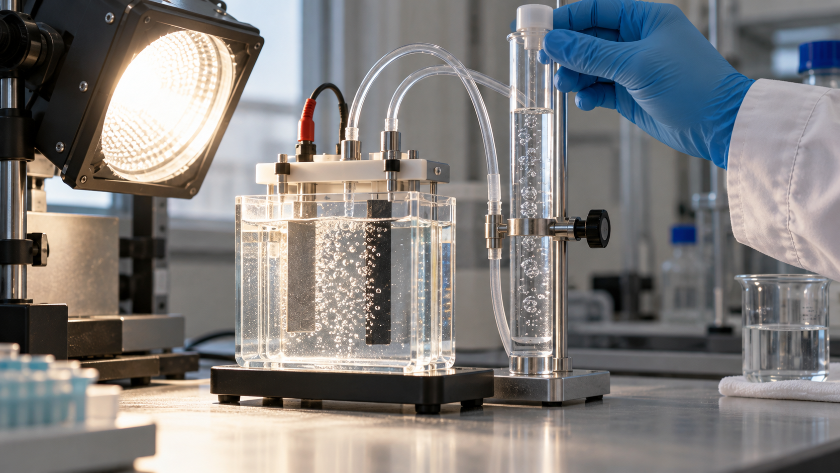 光電気化学セルのheroを示す概念画像